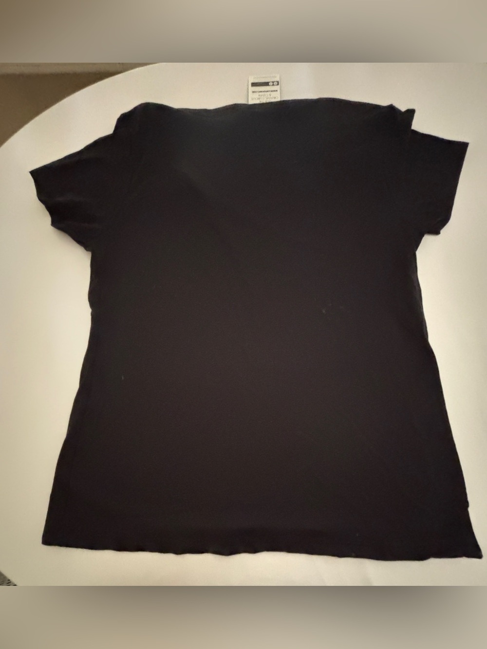 White Heart made of Musical Notes on Black Tee Novelty Print ~ Women’s Large - Picture 8 of 8